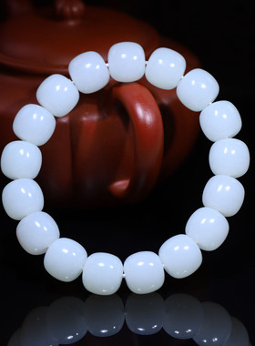 玉秀和田玉老型珠手串定制手饰