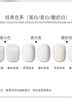 白色甲油胶乳白色豆浆白2025新款酸奶白米白奶白色美甲店用布丁白