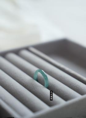 【千与阑珊】天然危料翡翠戒指