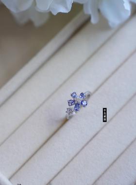 天然珍珠戒指女轻奢小众高级感时尚开口戒可调节送女朋友生日礼物