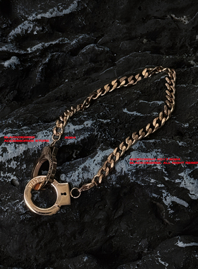 手链BLACKDEGREE钛钢手铐男女