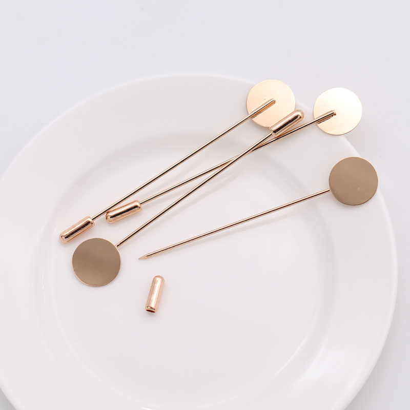 75mm保色铜胸针别针非遗缠花丝绒线绒花古风永顺diy发簪配件材料,淘宝优惠券,粉丝福利购,淘宝优惠卷