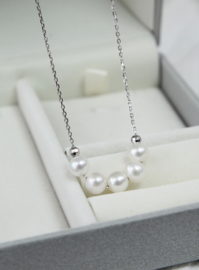 千颜名珠坊S925银女珍珠项链