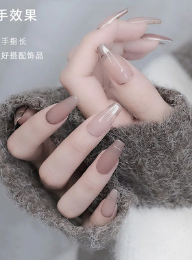 美甲店专用全贴半超薄混装无痕