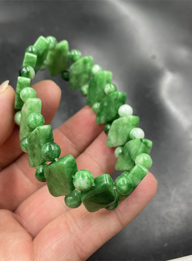 男女款干青玉手链手排