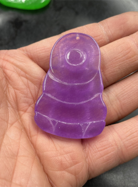 紫罗兰玉石大观音吊坠