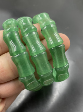 玉器新款冰种竹节手链女款手串