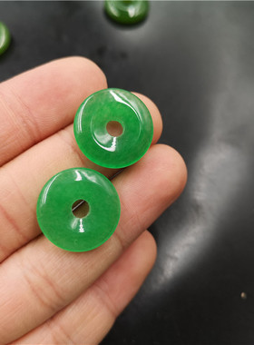 厘米平安扣小号马来玉吊坠