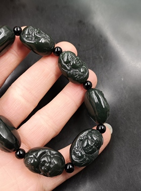 玉器八仙过海手链