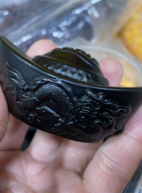 四海玉器 深色药珀观音吊坠 大号黑色翳珀弥勒佛挂件 葫芦 元宝