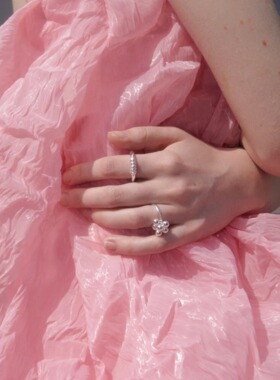 韩国ool小众设计纯银戒指