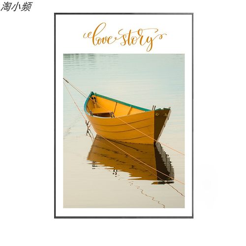 北欧现代建筑组合装饰画画芯简约客厅背景墙玄关壁画过道餐厅画心 - 图3