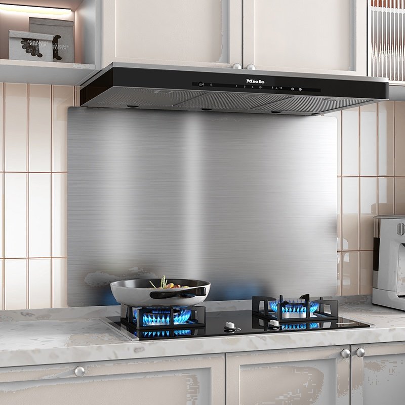 厨房油烟挡板防油烟不锈钢挡油板墙贴耐高温防水防火隔热挡板防溅,淘宝优惠券,粉丝福利购,淘宝优惠卷