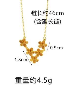 民族风花团锦簇复古项链