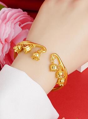 沙金玲兰花手镯高级感小众