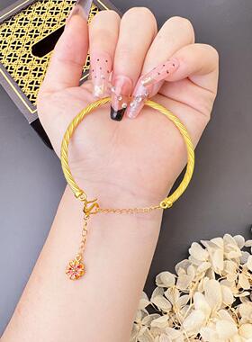 越南沙金格桑花编织饰品