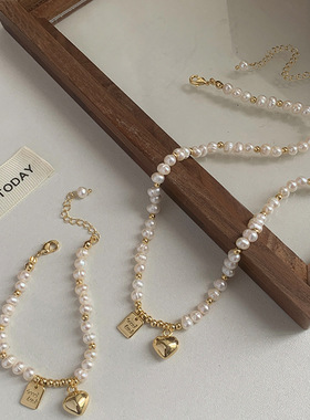 STINA新款巴洛克淡水珍珠项链小