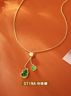 STINA新中式福禄双至葫芦项链中
