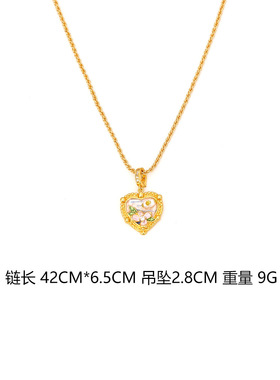 STINA莫奈花园油画风吊坠高级感