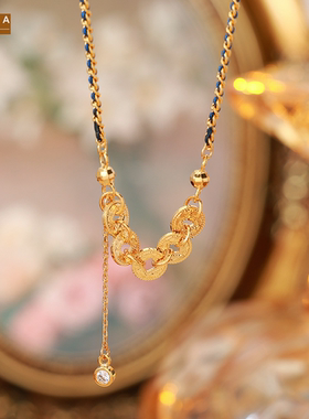 STINA金店金色吉祥如意炸珠小象