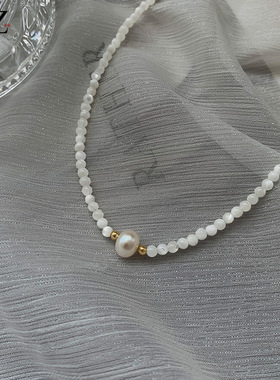 STINA母贝珍珠项链2026爆款颈链