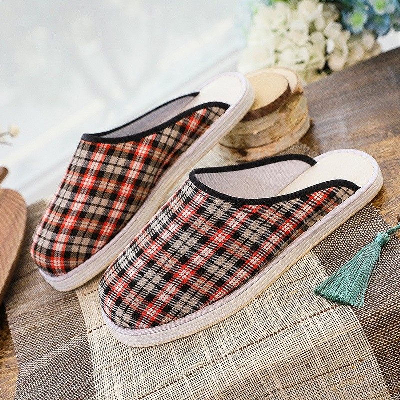 千层底布拖鞋男女春秋季家居透气手工棉布鞋传统休闲布鞋拖纯布底,淘宝优惠券,粉丝福利购,淘宝优惠卷