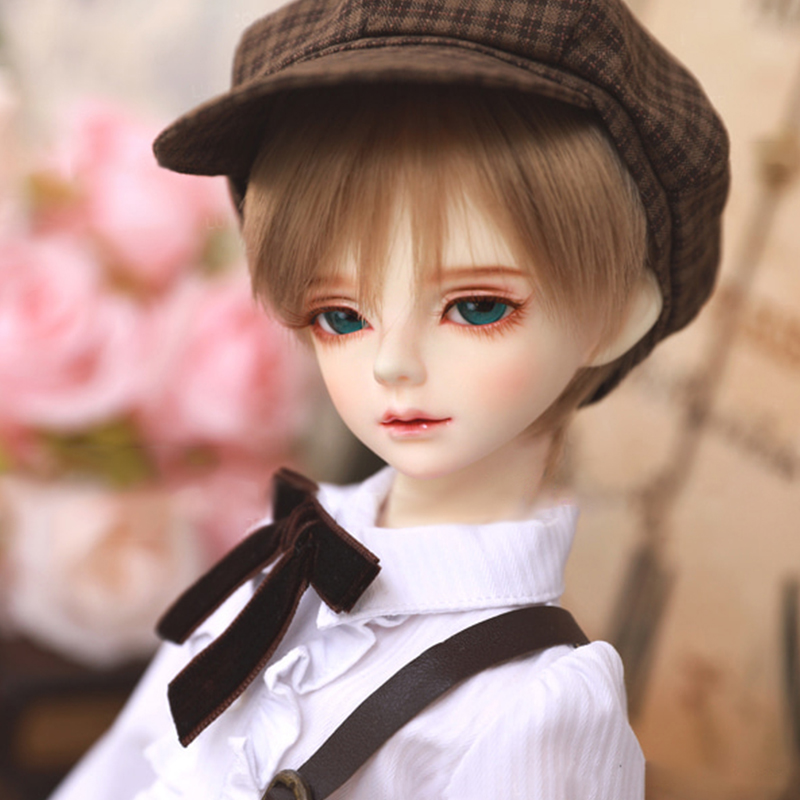 BJD4分男娃 sd人形娃Kid delf Diez套装关节树脂玩偶dz龙魂MK现货-图0