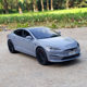1/24 Tesla Model s alloy car model door opening sound and light return force simulation metal ornament toy car