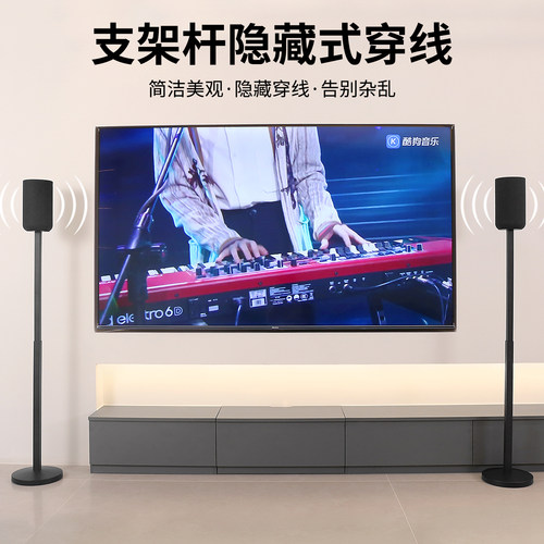适用于索尼SA-RS5环绕音响支架SA-RS3S落地支架金属卫星脚架A9M2 - 图3
