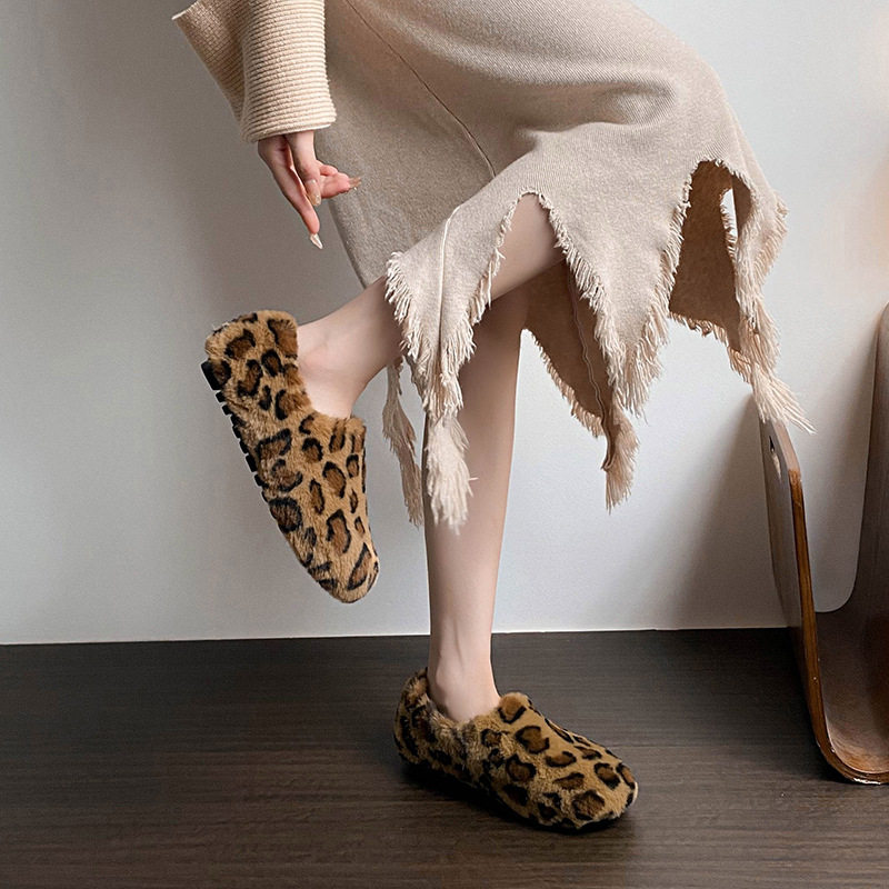 法式毛毛鞋2025仙女风秋冬新款平底豆豆加绒保暖单鞋外穿软底棉鞋,淘宝优惠券,粉丝福利购,淘宝优惠卷