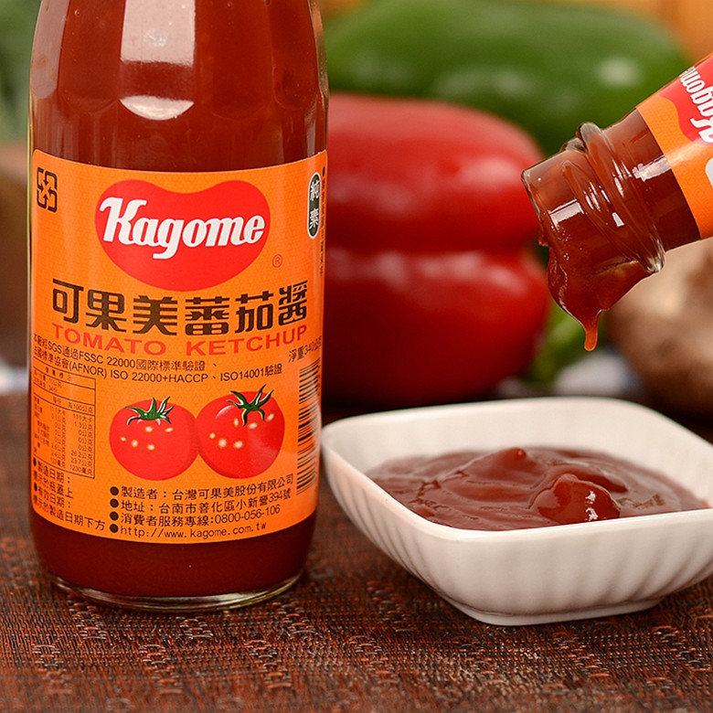 包邮台湾原装进口调味料酱可果美番茄酱340g纯素无防腐剂色素-图1