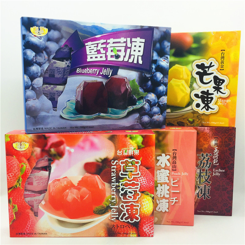 台湾进口 皇族水蜜桃果冻500g - 图2