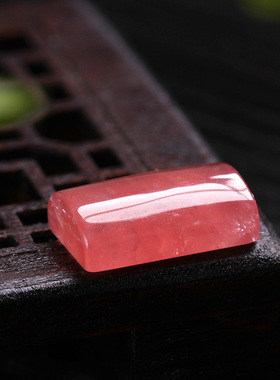 红纹石吊坠苏幕水晶旺人缘