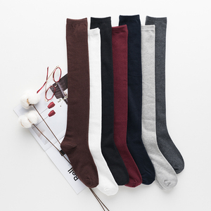 女日系半截过膝袜