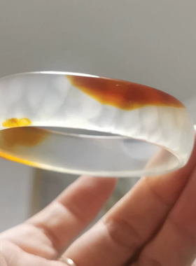 逊克北红玛瑙女士手镯满脑红俏色晶莹剔透水润光泽时尚又大气包邮