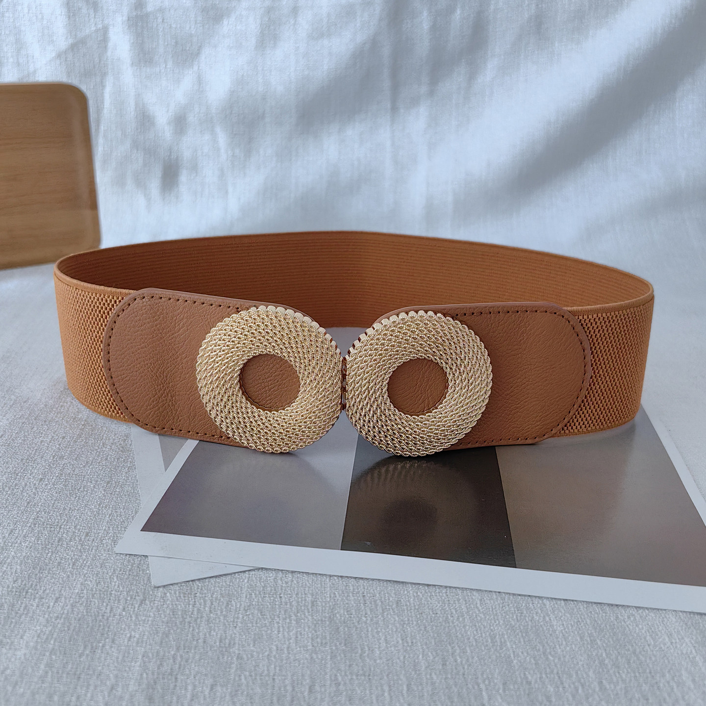 金属圆扣腰封女配大衣外套百搭毛衣气质时尚配饰装饰弹力松紧腰带,淘宝优惠券,粉丝福利购,淘宝优惠卷