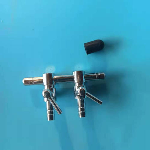 鱼缸氧气管不锈钢分配器 氧气气量调节阀水族氧气泵铜镀镍分流器 - 图2