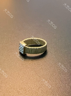 纯银方戒小众925银指环RIAgg 0496