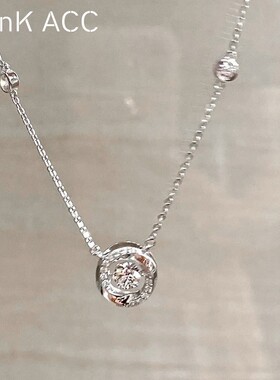 时尚轻奢风微镶锆石项链女ins2024新款爆款小众设计高级感锁骨链