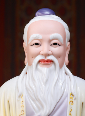 陶瓷药王孙思邈医圣药王爷摆件