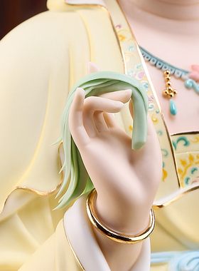 精工彩莲花观音菩萨像佛像全堂佛