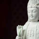 Dai Yutang Dehua Белый фарфор 14.12.16.18 -Пенг статуя Гуаньян Будда Гуаньин Бодхисаттва Керамика Портрет