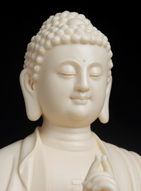 戴玉堂陶瓷莲座莲心毗卢遮那佛大师林弋新家用客厅艺术品佛像摆件