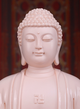 戴玉堂三宝如来陶瓷供奉药师佛