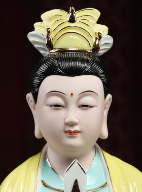 戴玉堂陶瓷泰山奶奶碧霞元君神像