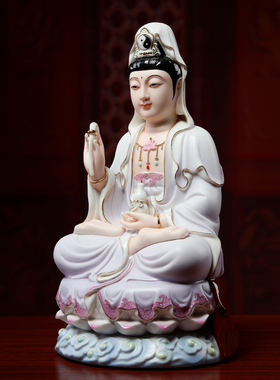 戴玉堂陶瓷12/16真人航道神像