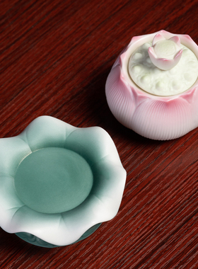 莲花供水杯佛前供杯供佛净水杯