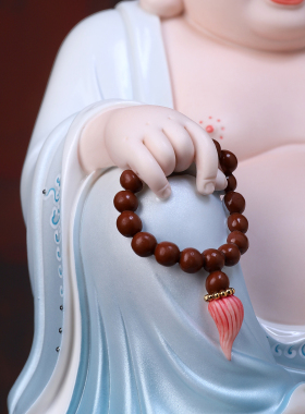 德化白瓷弥勒佛佛像摆件家用供奉