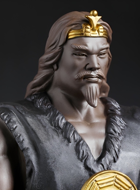 陶瓷伏羲大帝像神像供奉家用