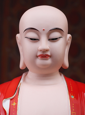 陶瓷站像地藏王菩萨佛像家用摆件